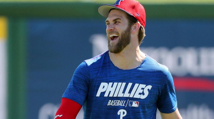 Bryce Harper Laughing It Up