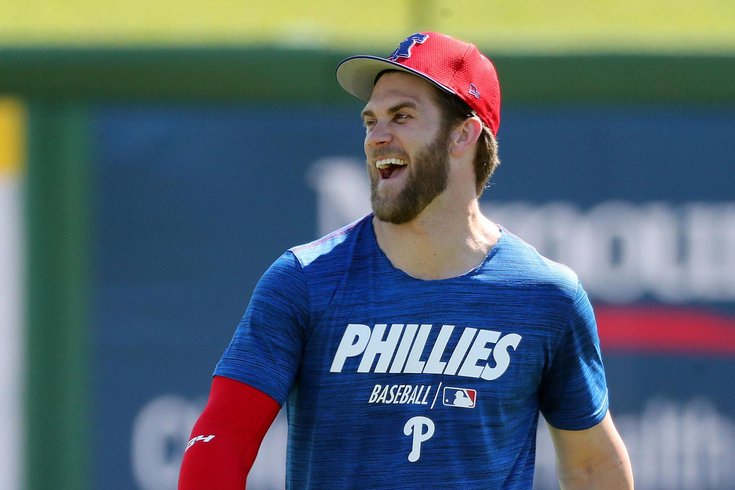 Bryce Harper Laughing It Up