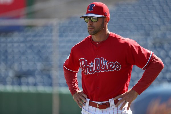 Gabe Kapler looking serious