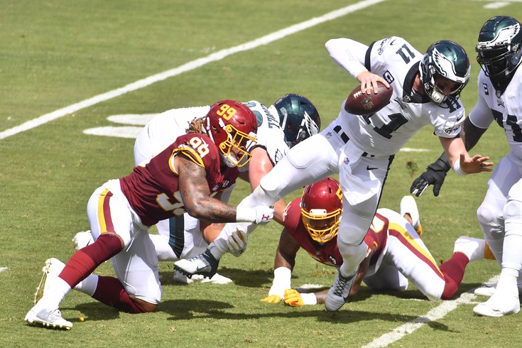 Eagles looked way different, but also the same in ugly Week 1 loss to  Washington | PhillyVoice