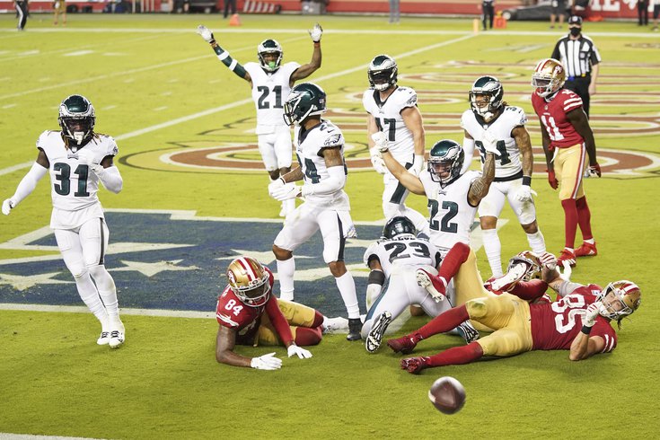 Handing out 10 awards from the Eagles-49ers game