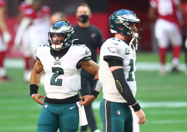 Philadelphia Eagles 2022-23 Jalen Hurts, A.J. Brown, DeVonta Smith tea –  Awesome Artifacts