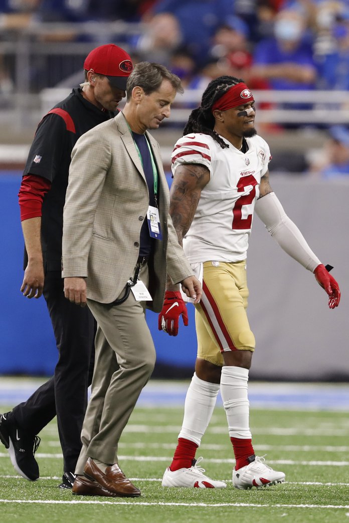 49ers' Raheem Mostert will have surgery; Jason Verrett has torn ACL