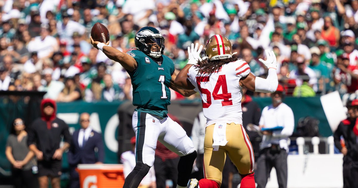 Eagles vs. 49ers Week 2: How to watch, listen and stream online