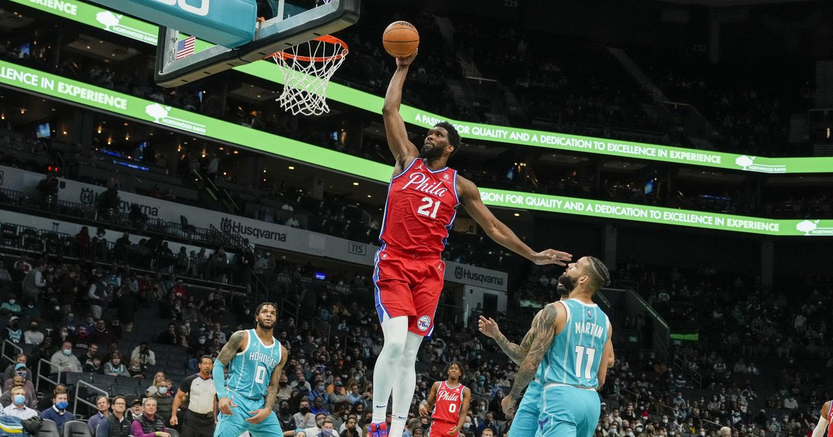 Instant Observations Joel Embiid Carries Sixers Again In Win Vs Hornets Phillyvoice