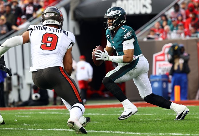 Philadelphia Eagles WATCH: Jalen Hurts Throws Rare 'Good' INT vs. Tampa Bay  Buccaneerss - Sports Illustrated Philadelphia Eagles News, Analysis and More