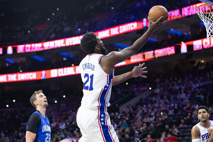 Instant Observations 50 Points From Joel Embiid Enough For Sixers Win Over Magic Phillyvoice
