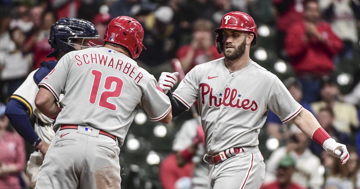 5 awards from Phillies' big sweep of the Brewers - Vimarsana News