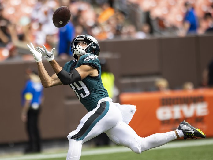 October 9, 2022, Philadelphia, Pennsylvania, USA: Philadelphia Eagles wide  receiver Britain Covey