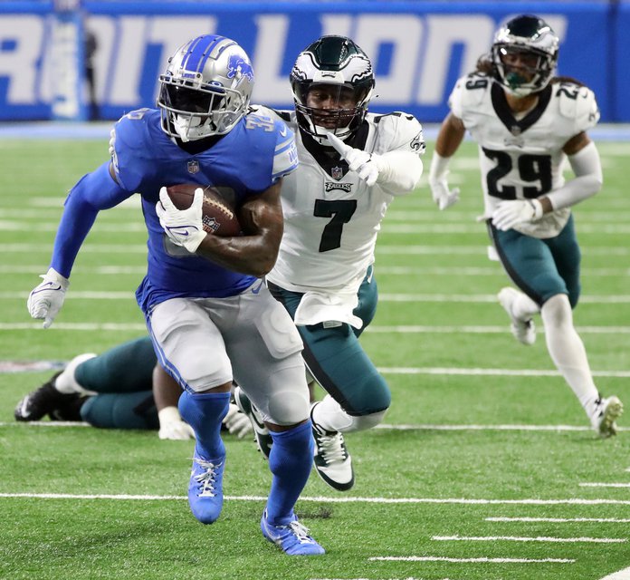 Philadelphia Eagles Trade for Detroit Lions RB D'Andre Swift in Blockbuster  Deal - Sports Illustrated Philadelphia Eagles News, Analysis and More