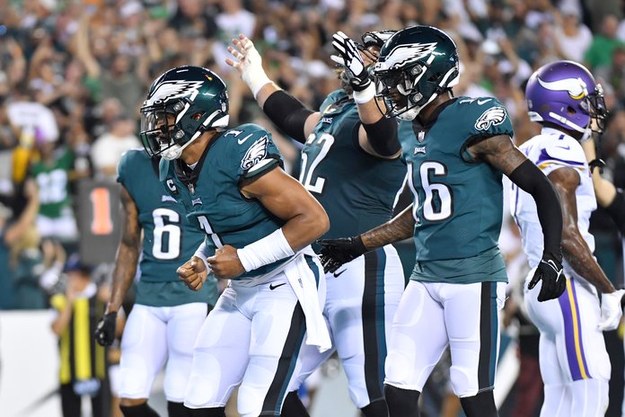 PFF ranks Eagles as the best offensive line once again