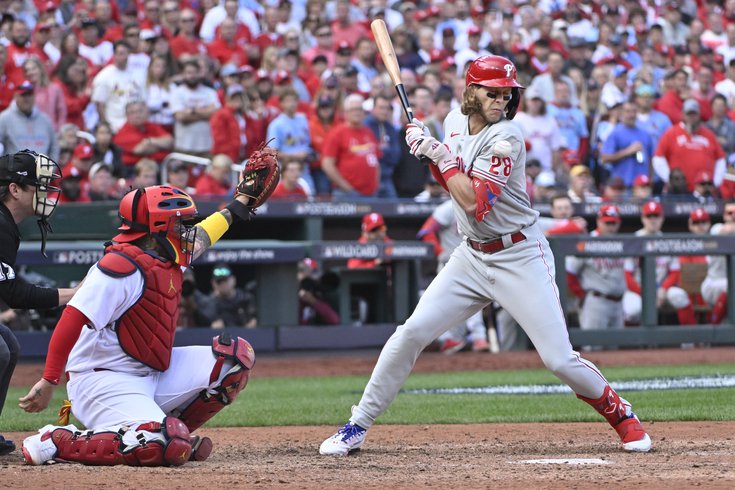 MLB playoffs: Phillies score six in ninth to rally past Cardinals