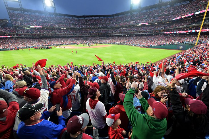 A 13-year wait: The Phillies' pennant-winning scene at Citizens Bank ...