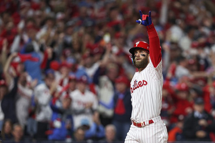 WATCH: Bryce Harper takes batting practice, runs bases ahead of Phillies'  home opener