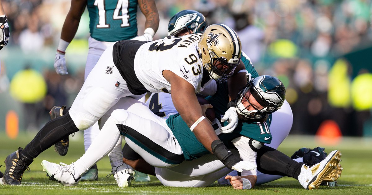 Saints win 20-10 in Philly, deny Eagles top spot in NFC - WHYY