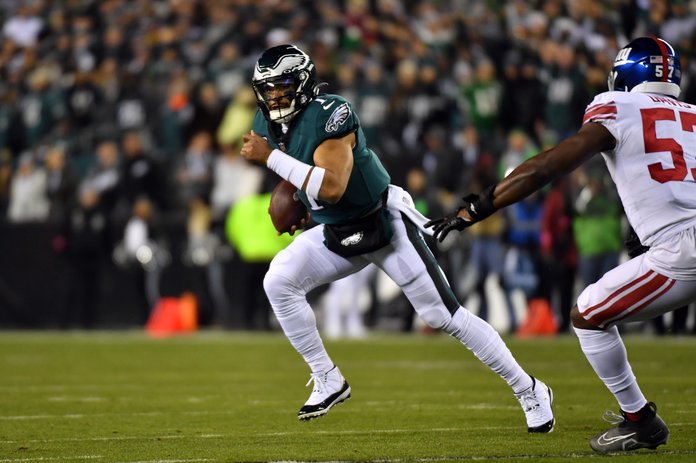 Eagles thrash the Giants, 38-7, just like the Vikings five years