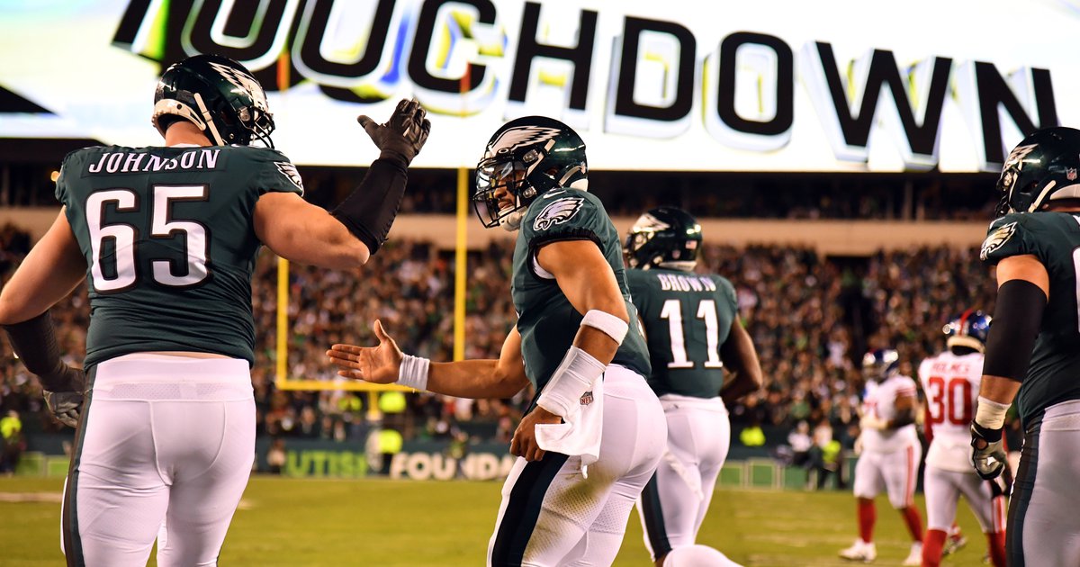 NFC playoffs divisional round: Eagles blow out Giants 38-7