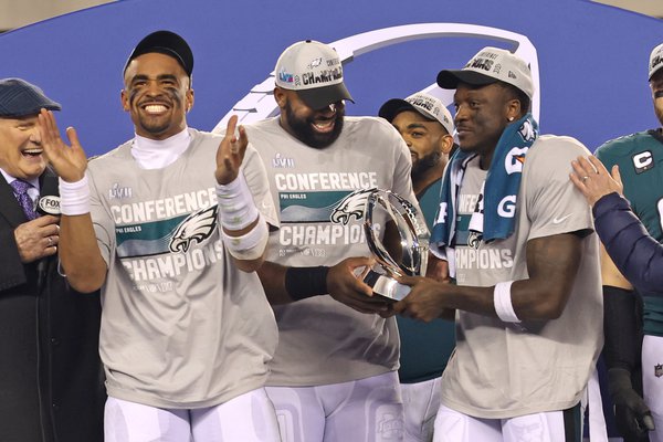 Eagles bound for Super Bowl after clinching NFC title in 31-7 win