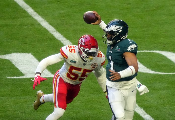 Super Bowl LVII predictions: Guardian writers' picks for Chiefs v Eagles, Super  Bowl LVII