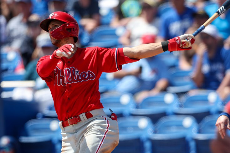 Phillies lock in Opening Day lineup, roster against Rangers