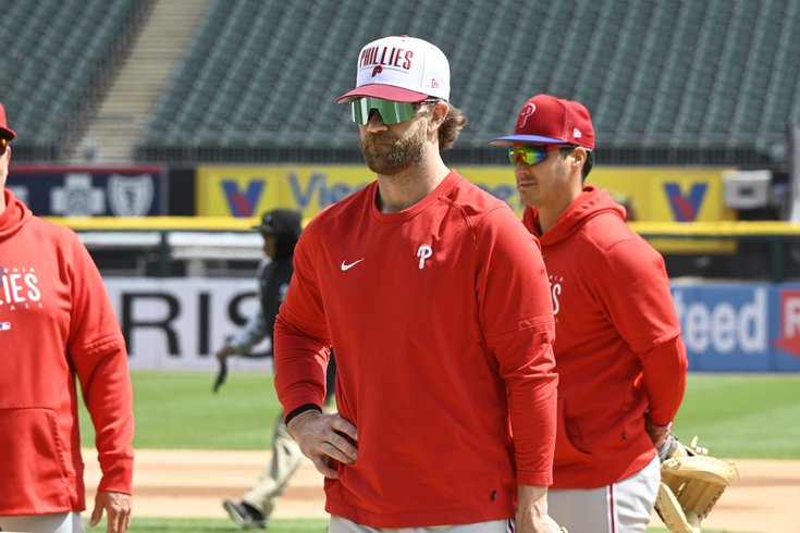 Bryce Harper's return as DH could be near, will see doctor