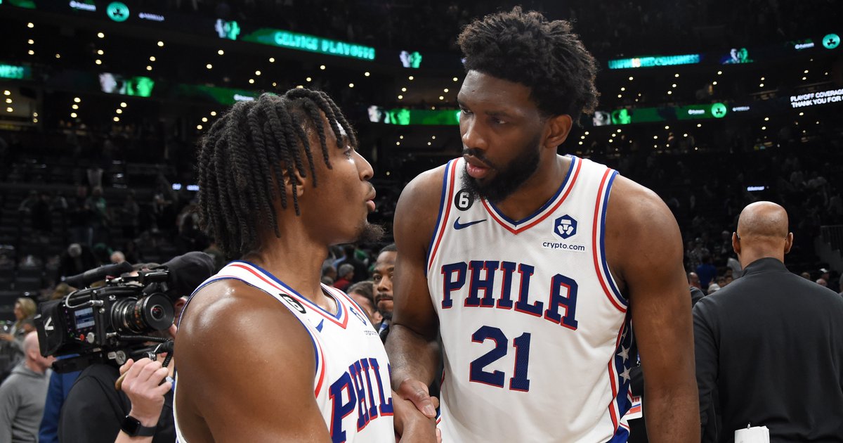 Embiid sends 76ers gear to Bryce Harper and family