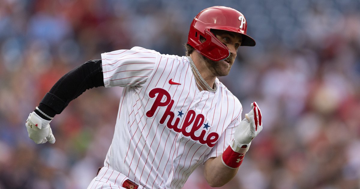 Philadelphia Phillies' Harper taking 1B reps to speed return from