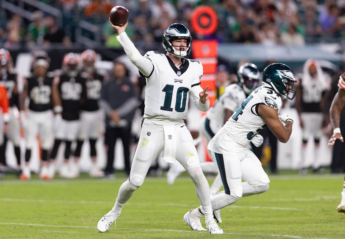 Tanner McKee shines again in Eagles preseason game, pushing for