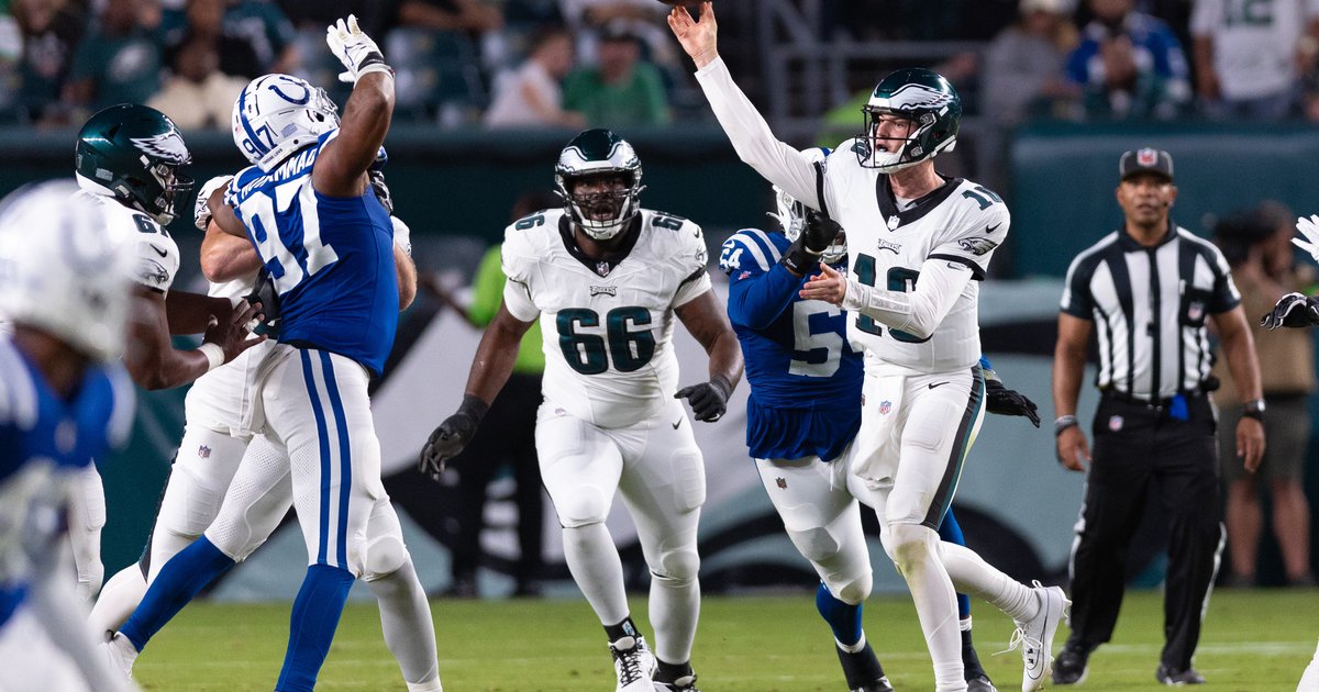 Philadelphia Eagles preseason game against Indianapolis Colts