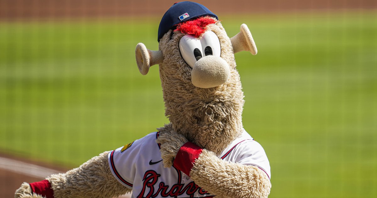 Braves introduce new mascot 