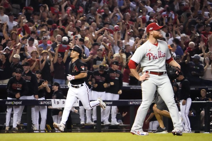 Diamondbacks can't close gap, fall to Phillies in Game 1 of NLCS