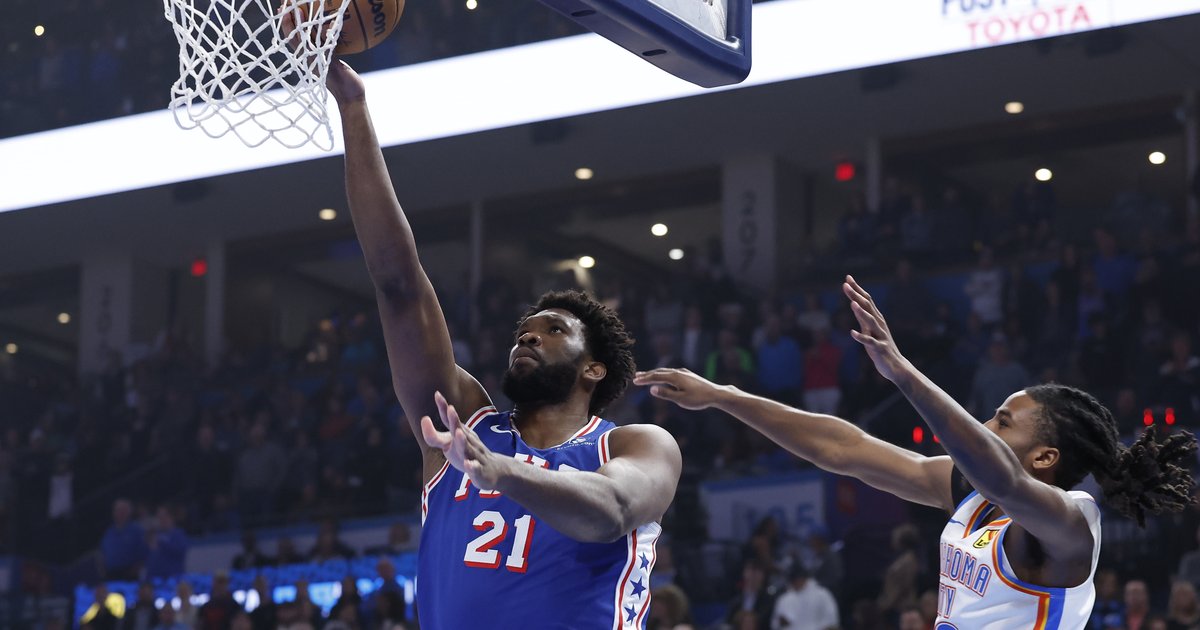 Instant Observations Joel Embiid Tyrese Maxey Lead Sixers Past Thunder Phillyvoice