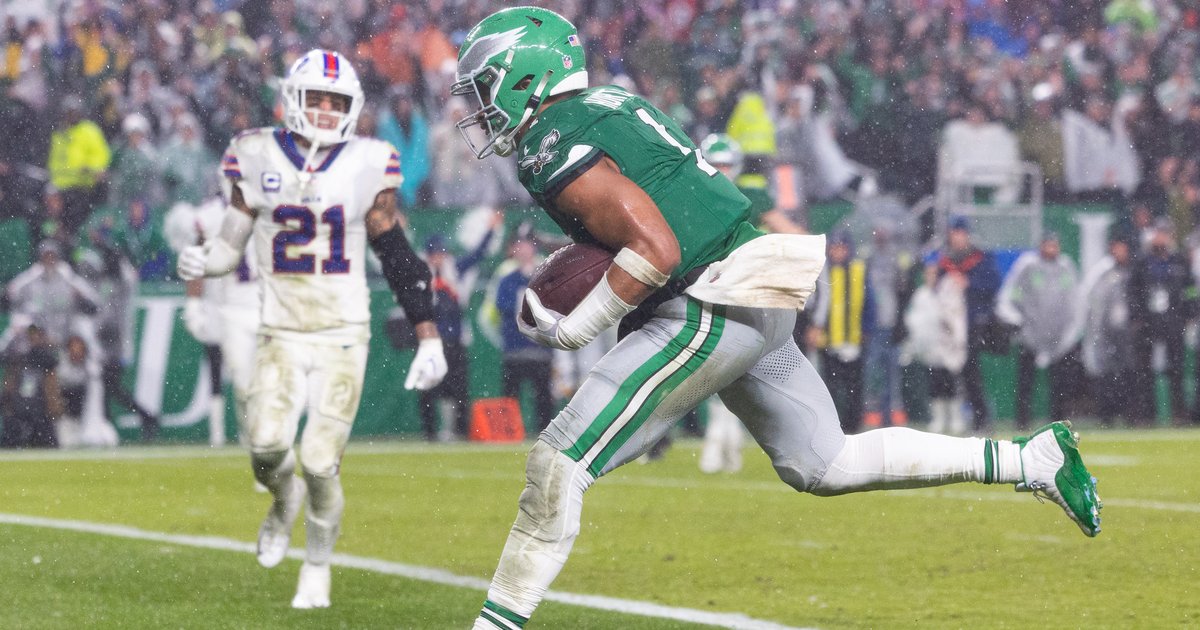 Eagles game ball: Jalen Hurts holds strong to complete overtime winner vs. Bills