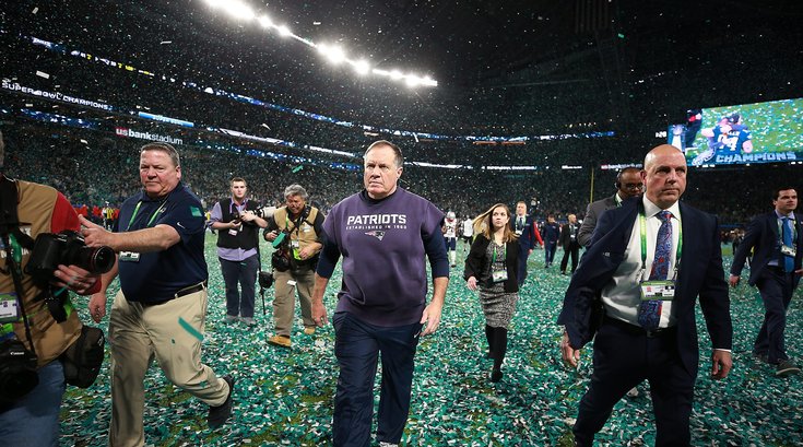 Bill Belichick Eagles Chants North Carolina