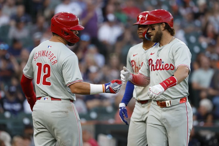 Bryce-Harper-Kyle-Schwarber-Phillies-Celebration-6.24.24-Tigers.jpg