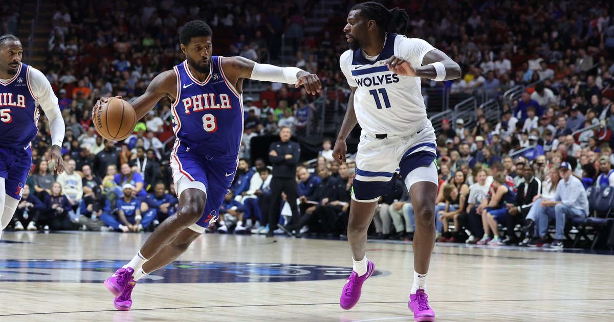 Instant observations: Paul George shines in preseason debut as Sixers fall to Timberwolves