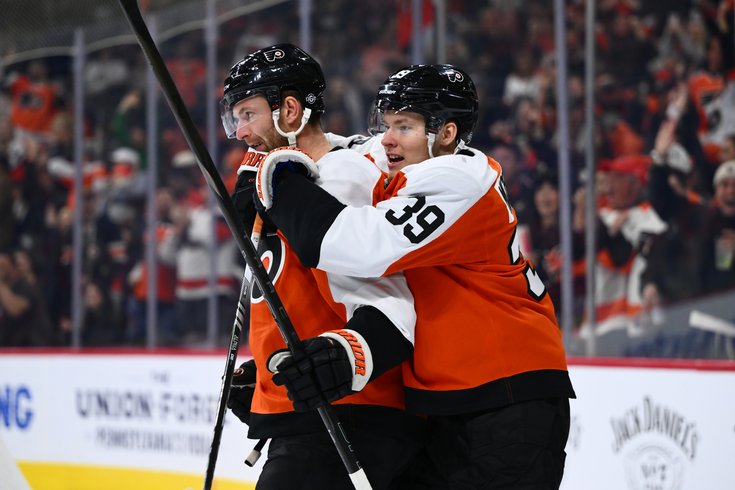 Flyers-Sean-Couturier-Matvei-Michkov-Wild_102624_USAT