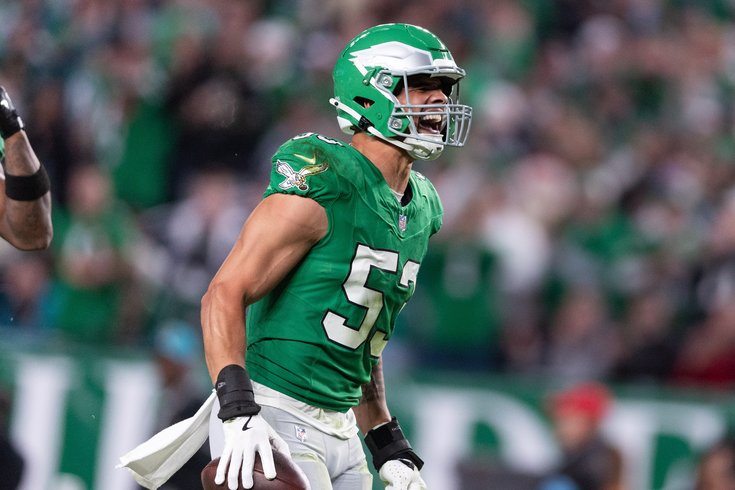 Zack Baun Eagles Kelly Green
