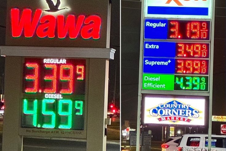 Gas prices rise