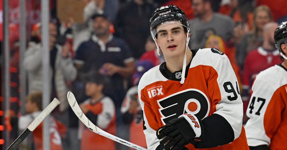 Porter Martone grew up a Flyers fan. Now he’s leading their charge into the playoffs.