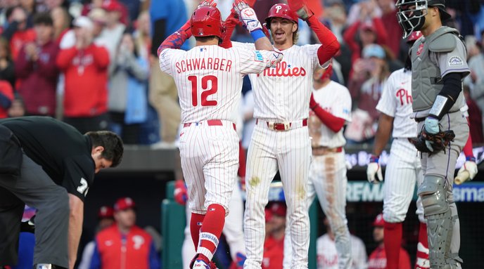 Hittin' season The hits came in bunches against the Rockies this weekend