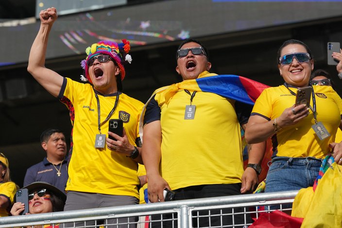 World Cup Ecuador fans