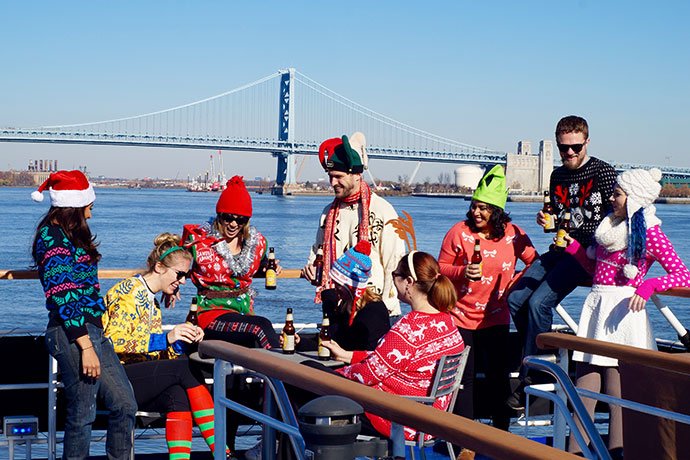 Ugly Sweater Boat Party