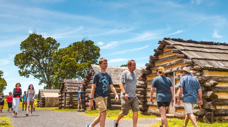 Valley Forge Park Huts