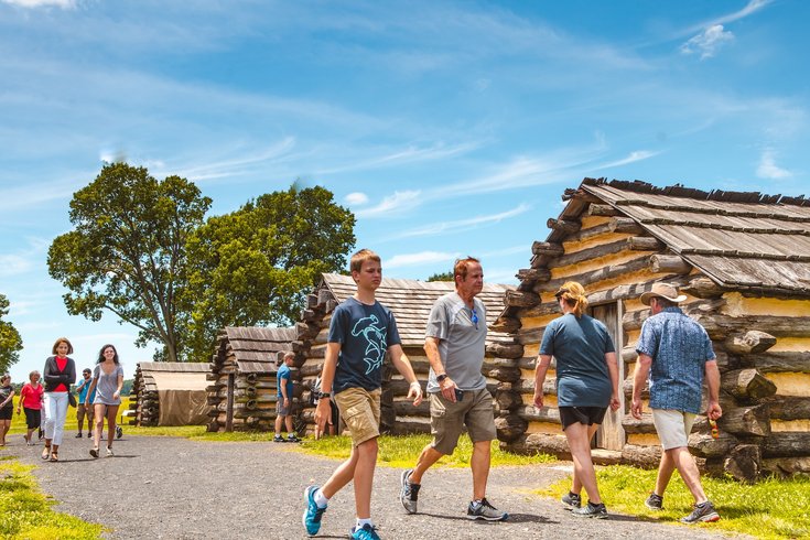 Valley Forge Park Huts