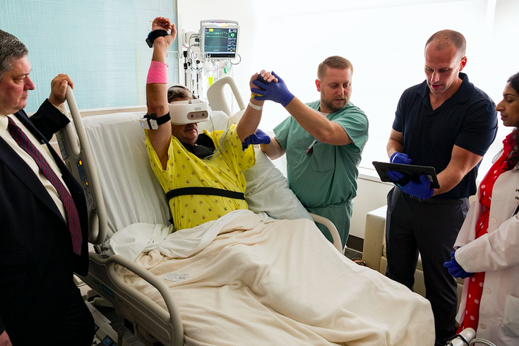 skat Repaste Ampere Cooper becomes world's first hospital to use new VR system for stroke  patients | PhillyVoice