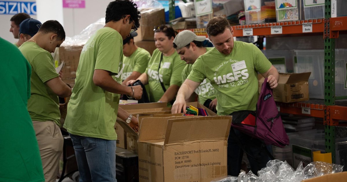 Nearly 1,500 Wsfs Associates Volunteer Across The Region For 'we Stand 