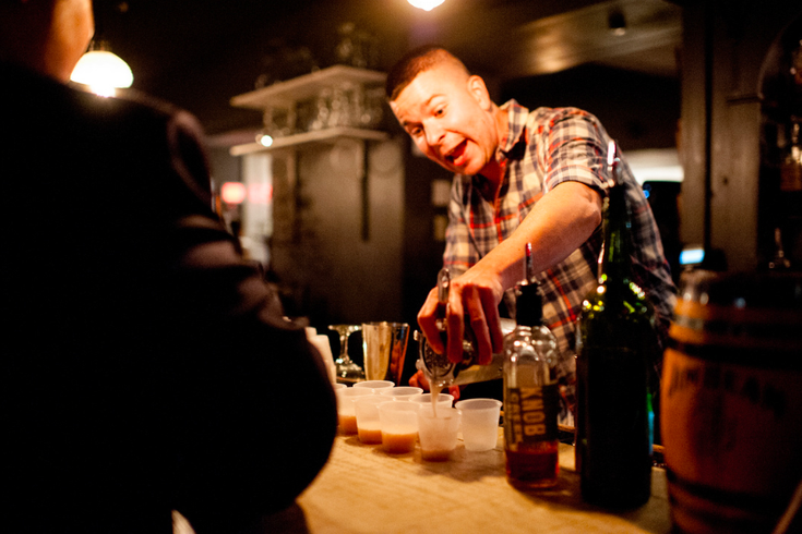 Whiskey Bonanza bartender