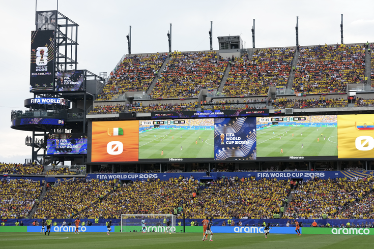 World Cup Philly crowds