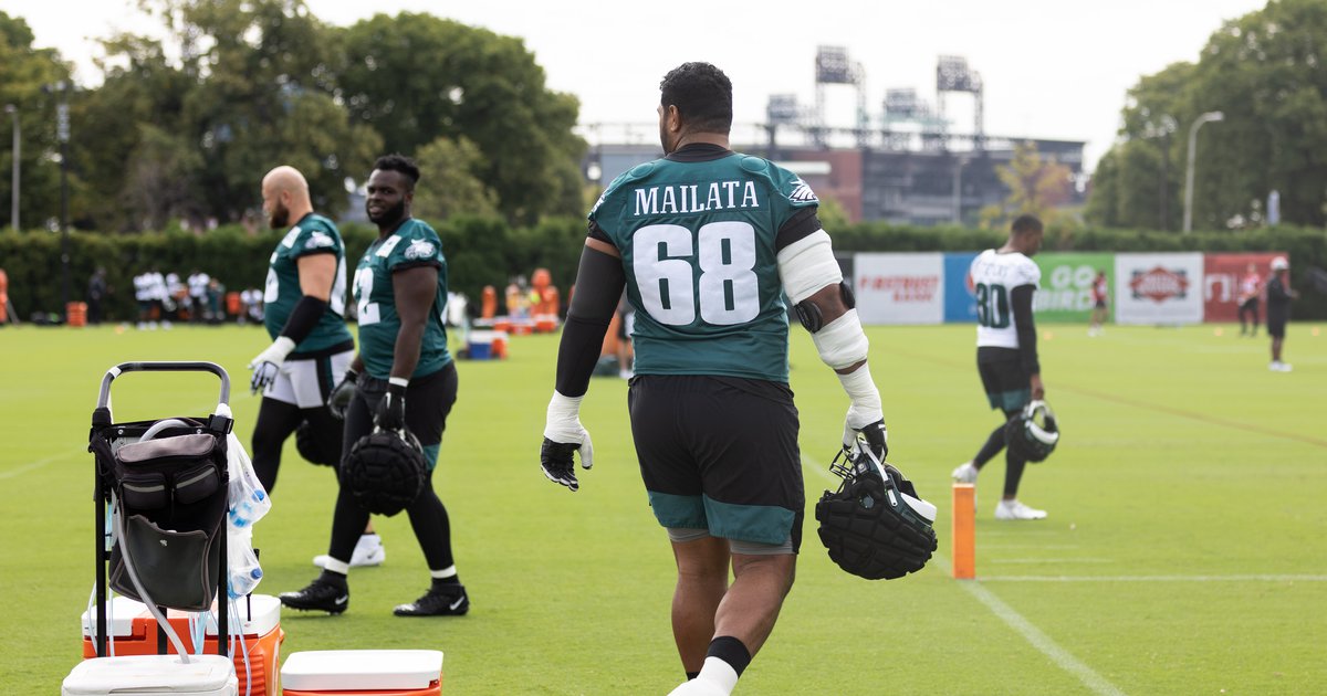 Jordan Mailata NFL: Philadelphia Eagles training camp, Cameron